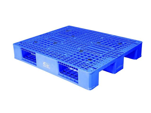 Wholesale 48x40 Pallet Prices Plastic wood pallet for sale Export stackable 48x40 plastic pallets Injection Heavy Duty warehouse Pallet plastico standard HDPE plastic wood pallet price - Image 2