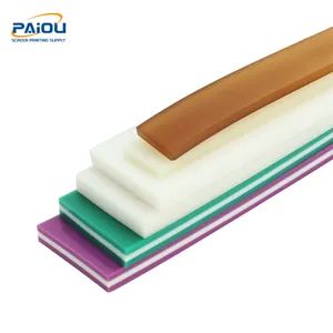 Plain Type Polyurethane PU Silk Screen Printing Squeegee Rubber - Image 6