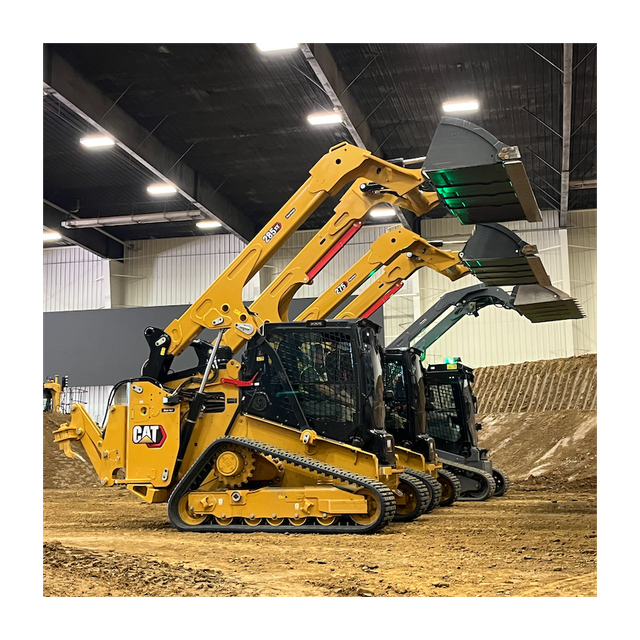 CAT 299D3 compact track skid steer loader for construction sites durable machine with advanced hydraulic system high stability and excellent traction for rough terrain excavation and material handling tasks - Image 3