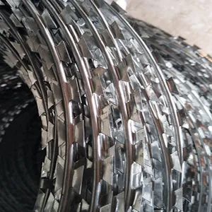 Factory Wholesale Galvanized Bto-30 Razor Blade Wire - Image 3