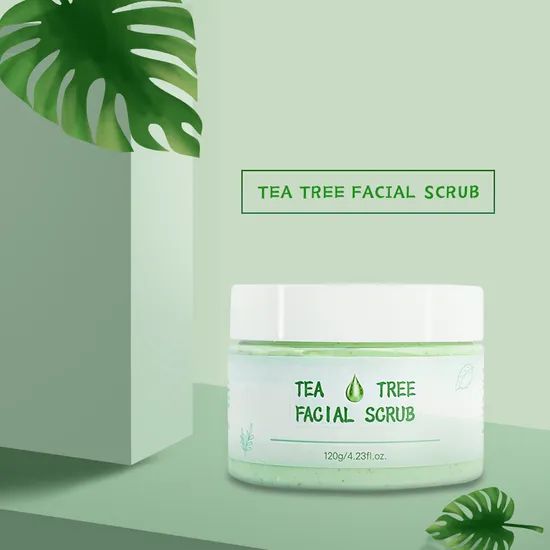 Beauty Cosmetics Skin Care Exfoliating Deep Cleansing Tea Tree Facial Scrub - Image 4
