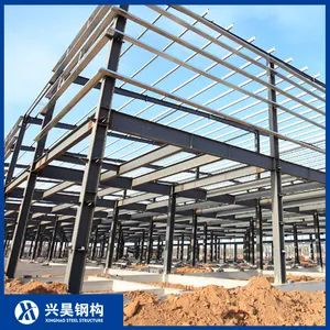 Customized Prefabricated Warehouse Workshop Hangar Factory Shed Steel Structure Building - Image 2