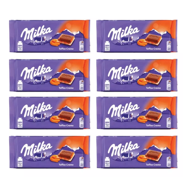 Premium Milka Toffee Cream 100g - Gourmet Chocolate Bar - Image 3