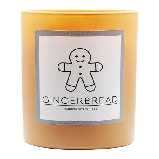 Huaming New Huaming Glass Customized Decorative Christmas Birthday Wedding Gift Jar Wax Candle Gingerbread Man Scented Candles - Image 3