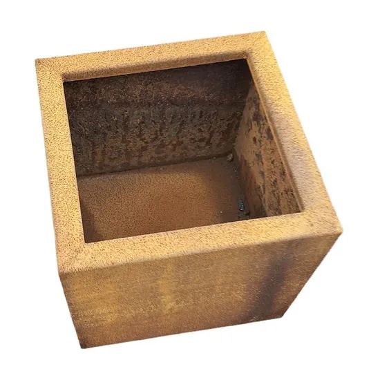 Round Flower Planter Pots Corten Steel Tree Large Planter Pots - Image 2