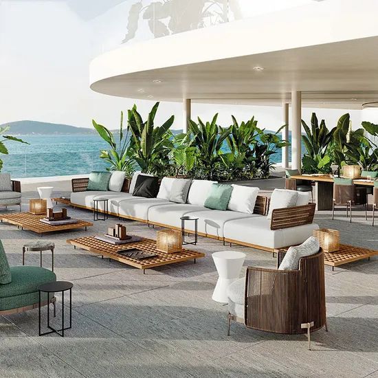 Prima Best-Selling Outdoor Garden Sofas Waterproof Rattan Patio Furniture Set - Image 4