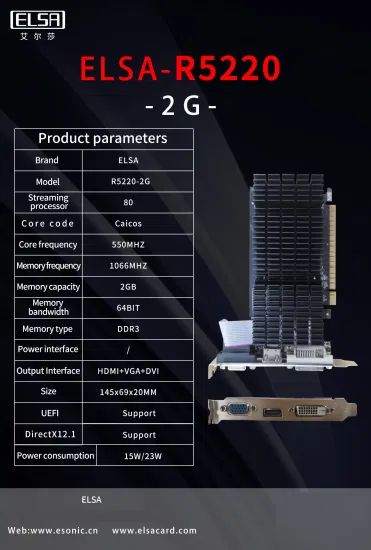 Elsa AMD Rx520 Rx530 Rx550 Rx560 Rx570 Rx580 VGA Card, Video Card, 8g Graphics Card - Image 6