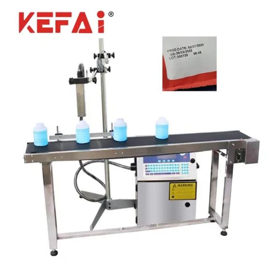 Kefai Inkjet Printer Digital Plastic Bag Printing Machine with Conveyor Belt - Image 1