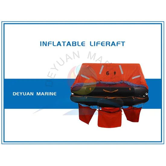 Solas Approved Self Inflating Life Raft 6 Person Model NO. DM Origin China Customize Yes Trademark Deyuan Certification - Image 1
