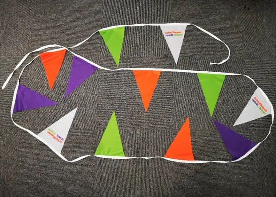 Triangle Pennant Bunting Banner for Party Decorations - Image 2