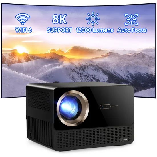 Smart WiFi 3D LCD Video Full HD 1080P LED Beamer Home Theater Projector 4K Proyector - Image 3