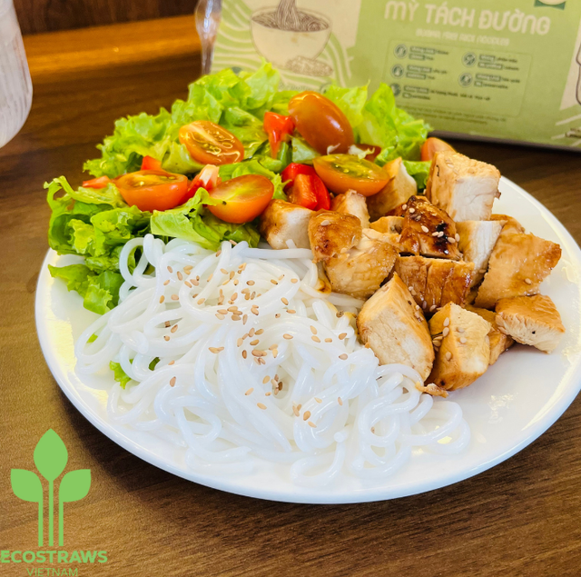 Fried Rice Noodles gluten free Best Quality For Cooking Ecostraws Vietnam In Carton Made In Vietnam Wholesale - Image 3