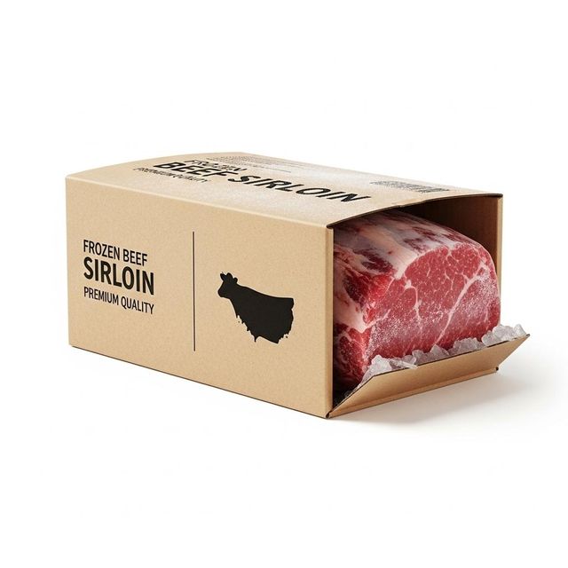 Bulk Frozen Beef Sirloin With Clean Cuts And Fresh Appearance Beef Sirloin Packed For Efficient Industrial Handling - Image 3