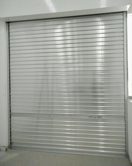 Rolling Roller Shutter, Automation Grade: Manual Color Silver Position Exterior Shutter Type SS/MS Open Style Rolling Usage/Application - Image 1