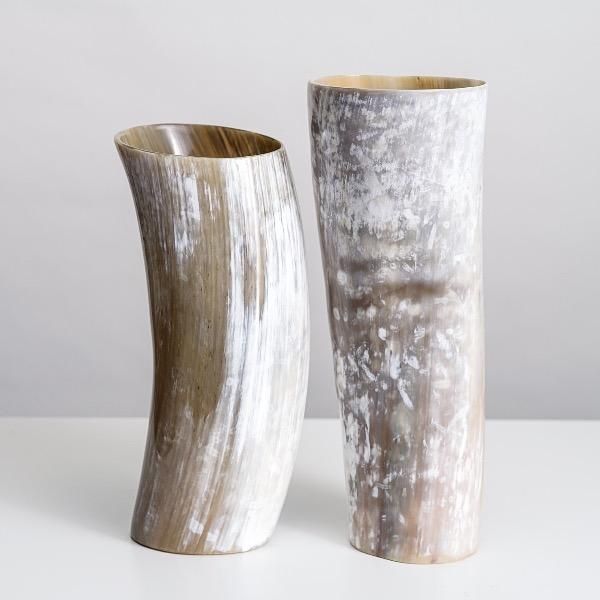 Horn Flowers Vases Large Size Desktop Decoration Vase Simple Hand Made Stone At reasonable rate - Image 6