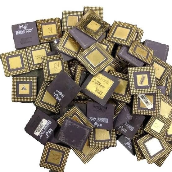 High Grade Ceramic CPU Scrap Processor Scrap with Gold Pins for Gold Recovery Electronic Waste Recycling - Image 5