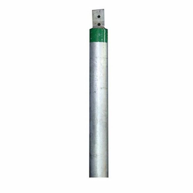 2mm 2 Meter GI Earthing Electrode Length 2 Meter Rod Diameter 2mm Shape Cylindrical Material Galvanized Iron Finishing Type Paint - Image 1