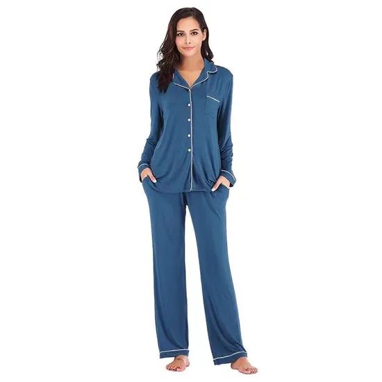 Wholesale Women′ S House Wear, Women 2 Piece Pajamas Women Night Wear Home Essential Knit Clothes, Clothing, Pajamas Set - Image 3