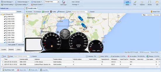 Fleet Management Web Based GPS Tracking Software, GPS Server Tracking Software for Vehicle Tracking - Image 1