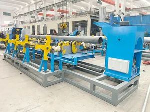 CNC Two Stations Metal Pipe Grooving Machine Voltage 380V Condition New Model NO. 200 Trademark Soar Certification CE Pipe Size 42-250mm - Image 2