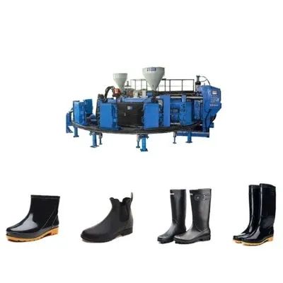PP Shoe Cover Plastic Sole Shoes Making Sole Machine Condition New Weight 20 Tons Trademark YG/OEM Model NO. YG-216Y HS Code - Image 5