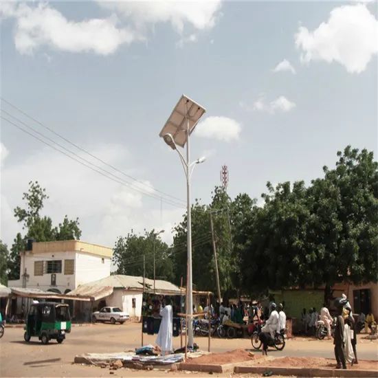 6m 30W Solar LED Street Lights Power ≥30W Origin China Voltage 12/24V IP Rating IP65 HS Code 54094090 Light Type Solar Model NO. - Image 1