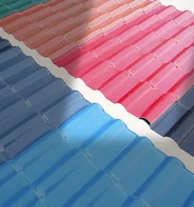 Best Price Telhas De PVC Greenhouse Roofing Sheet UPVC PVC Roof Tile with Thermal Insulation Properties - Image 2