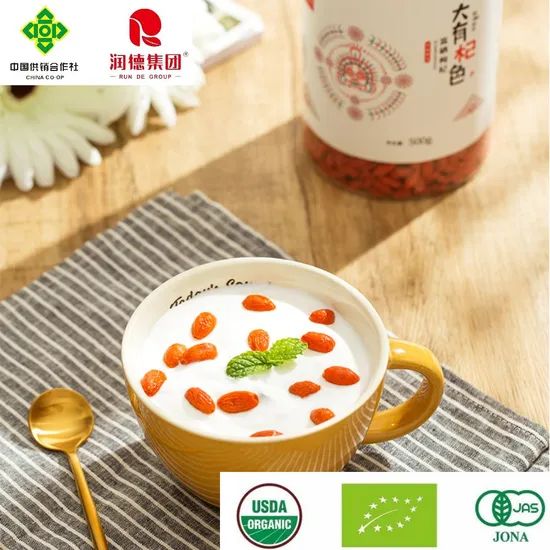 Top Grade Dried Goji for a Nutritious Snack Option MOQ 50 OEM/ODM Yes Model NO. 500 Custom Support Type Dried Goji Brand Runde Manor - Image 1