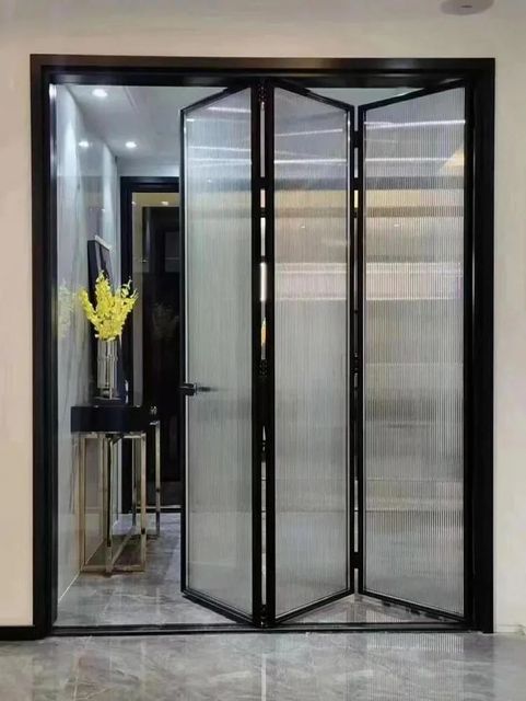 Office Glass Partition Work Height 9 Feet Material Glass Type of Glass Clear Glass Partition Type Sliding - Image 1