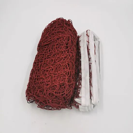 Badminton Net Single Binding Without Steel Wire Origin China Use Badminton Model NO. BN01 Color White, Red Pack Plastic Bag - Image 5