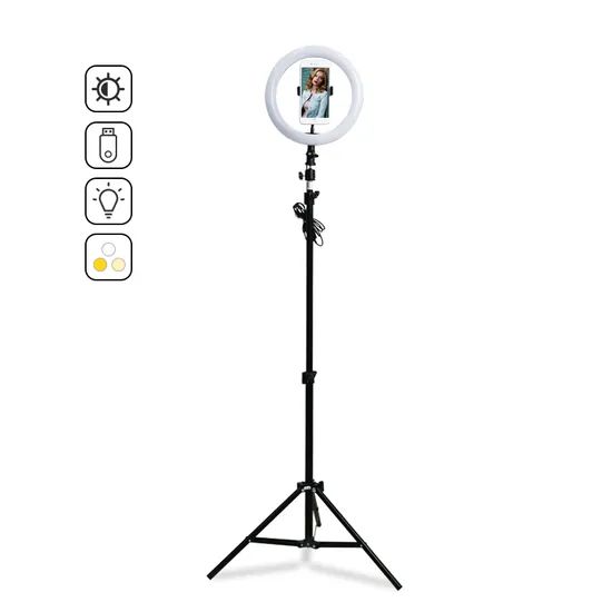 Good Price 10 Inch Photography Makeup Phone Selfie LED Ring Light - Image 1