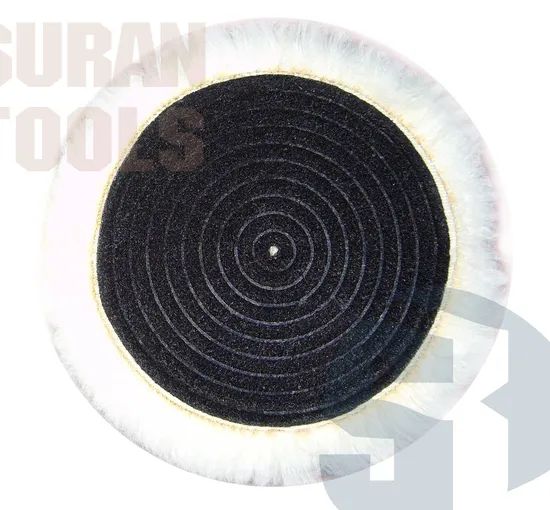 100% Wool Buffing and Polishing Pads Origin China Trademark OEM Model NO. SRWP-06 Production Capacity 1000000 Bonding Agent Ordinary Binder - Image 3