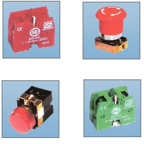 SG Panel Control & Signal Devices 022.5M Design Compact Efficiency High-efficiency Type Booted Type In Metallic Body, Flush Type In Metallic Body, Mushroom Type In Metallic Body, Project Type In Metallic - Image 1