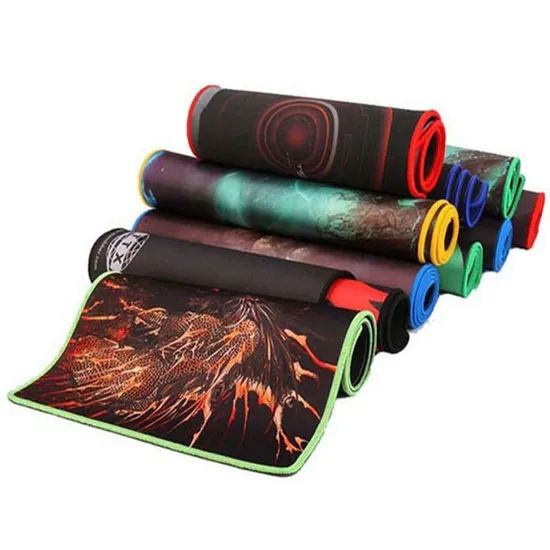 World Map Keyboard Mat, Overlocked Edge Extended Mouse Pads - Image 1