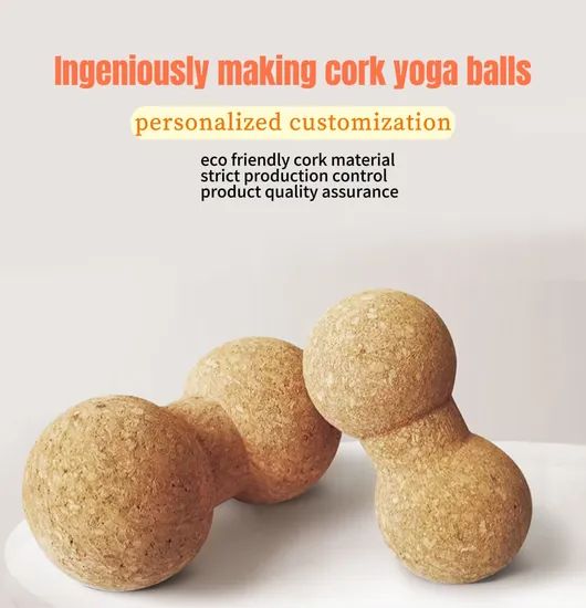 Eco-Friendly Cork Yoga Massage Balls Lightweight and Firm Support - Image 4