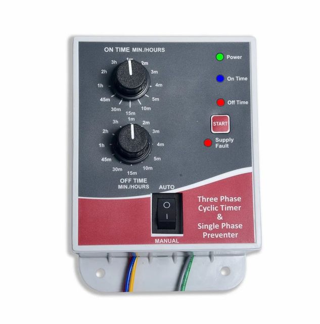 Three Phase Analog Cyclic Timer Weight 750g Phase Three Phase Dim Light Protection Yes Warranty Period 12 Months Over Voltage Protection - Image 1