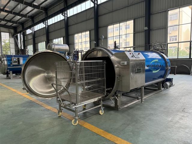 Single Layer Water Spray Retort Sterilizer Double Doors Autoclave for Canned Food - Image 3