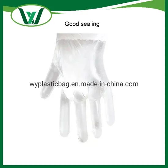 Good Quality HDPE OEM Kitchen Gloves Trademark WeYea HS Code 3923210000 Model NO. WY-GB006 Printing Customized Size - Image 3
