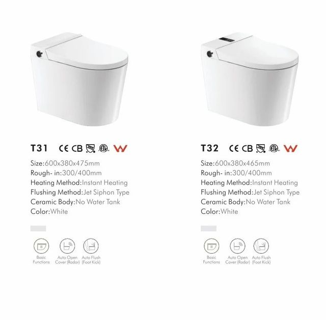 Automatic Smart Toilets Commodes Biden Auto Lift Seats Auto Flusher Sensors Washers NIW - Image 2