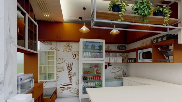 Cafe Interior Design Service Location - Image 8
