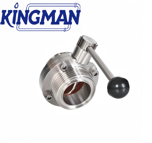 Sanitary Hygineic Inox Quick-Install Valve with Mult-position gripper/pull rod handle for Liquid Cooling Control - Image 4
