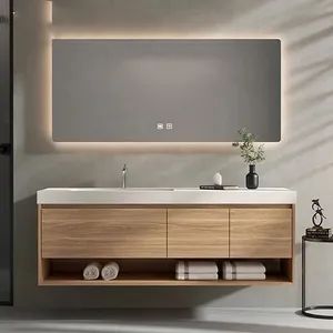 Wall Mounted Bathroom Cabinet with LED Mirror - Storage Organizer for Toiletries - Image 6
