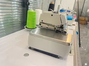 Overlock Motor Auto Sewing Machine 4Th Thread Double Needles Thin Material 1Y - Image 3