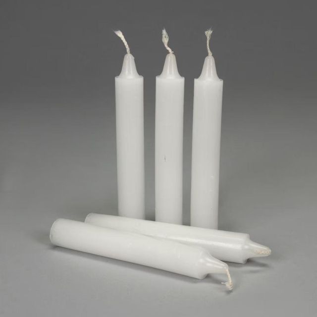 Plain White Candle with Clean Burning Wax for Wedding Parties Spa Relaxation and Elegant Table Display - Image 4