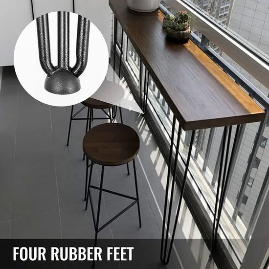 Black Wrought Table Legs Home Furniture Table Frame - Image 4