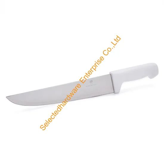 White Handle German Stainless Steel Butcher Knives Color White Origin China Packaging Set Brand Selected Model NO. KP0147 - Image 3
