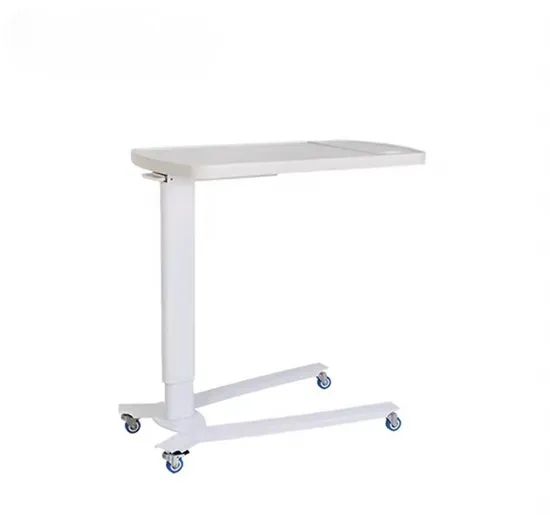 Adjustable Wooden Hospital Dinner Table Folded No MOQ 1 PCS Color White Origin China Layer 1 Layer Condition New Model NO. - Image 2
