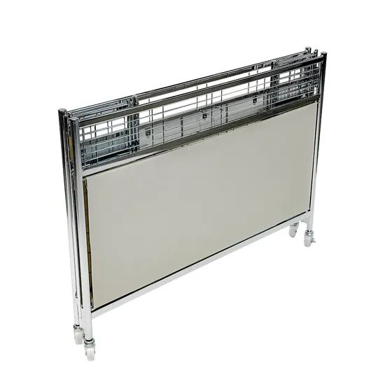 Steel Frame Professional Design Foldable Display Promotion Table with Large Storage Space - Image 3