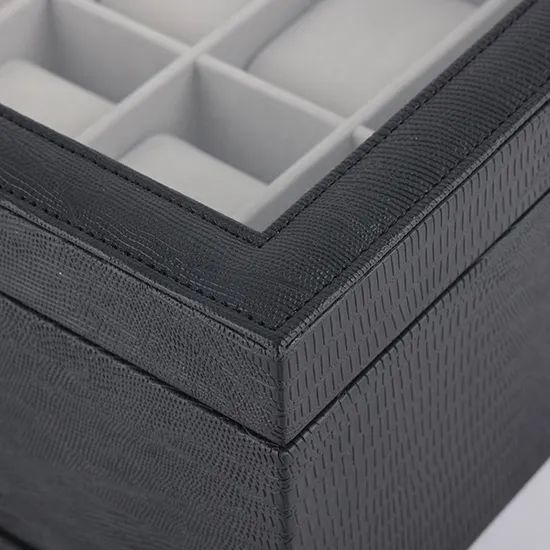 Custom Color Leather Jewelry Carrying Case Watch Jewellery Organizer Box Travel - Image 6