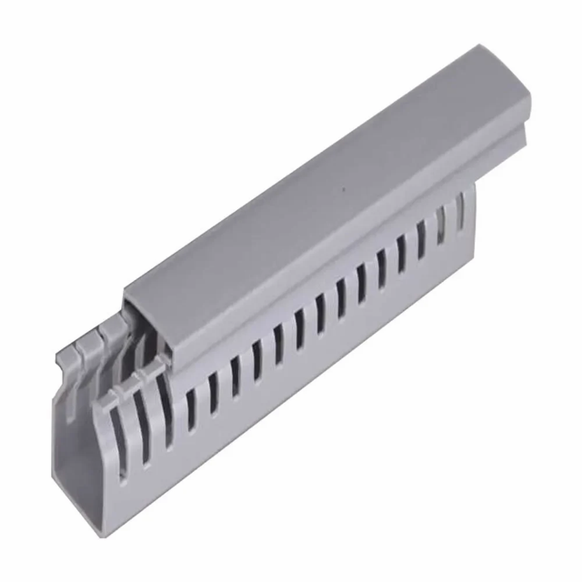 Rectangular Pvc Fitting Electrical Fitting PVC Channel Color Grey Material PVC Thickness 2 mm ...